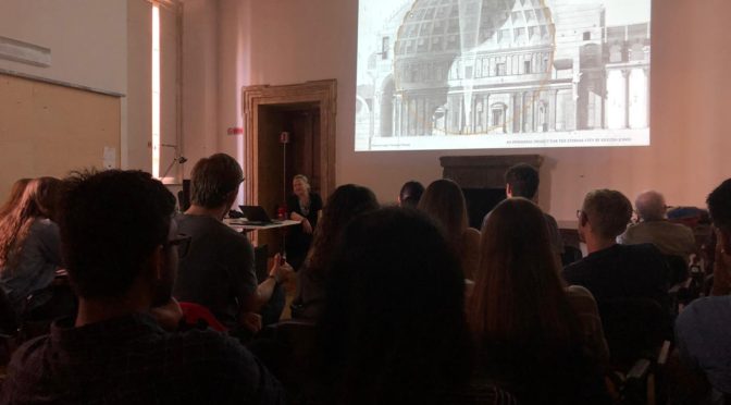 artist kristin jones gives lecture at the pantheon institute
